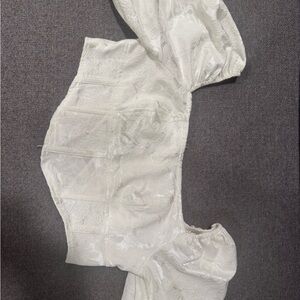 Missguided White Patterned Women’s Crop Top